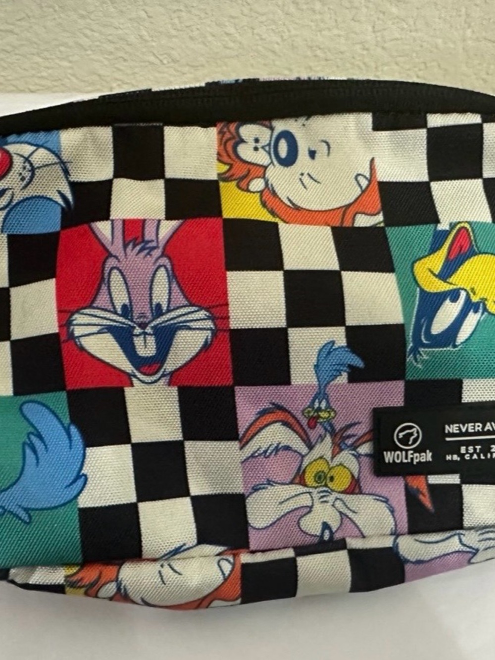 WOLFPak Looney Tunes Checkerboard Cosmetic Pouch - Multicolor